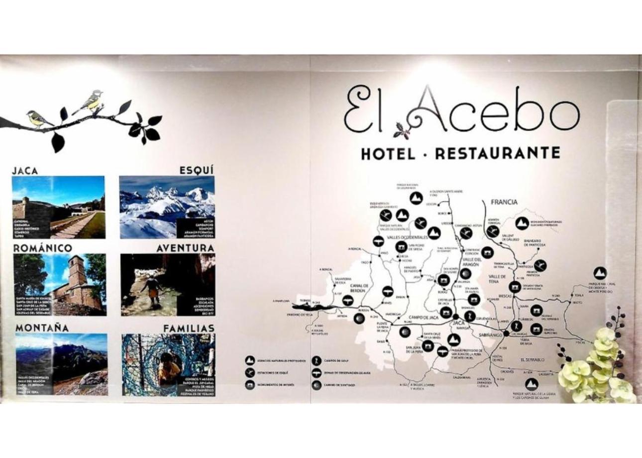 Hotel El Acebo Jaca Bagian luar foto